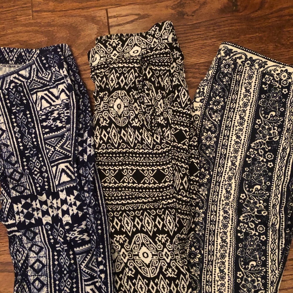 Flare tribal print pants